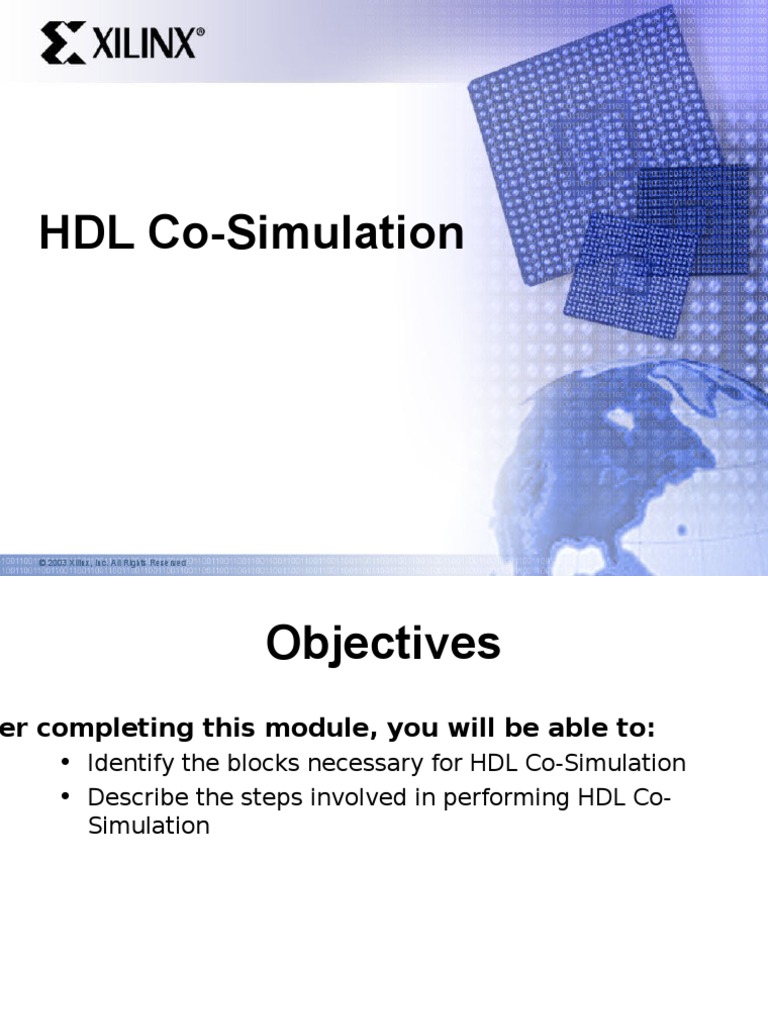 HDL Co-Simulation: © 2003 Xilinx, Inc. All Rights Reserved | PDF ...