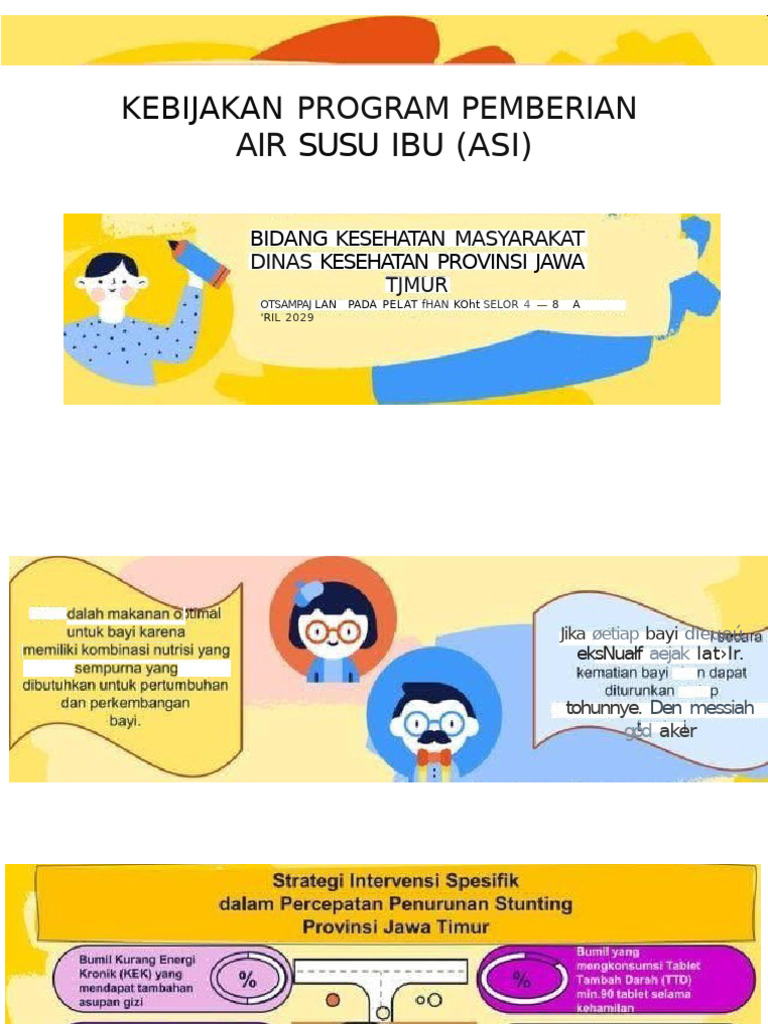 Kebijakan ASI Eksklusif Jawa Timur 2029 | PDF