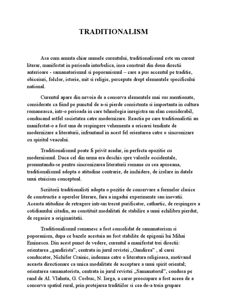 Traditionalism | PDF