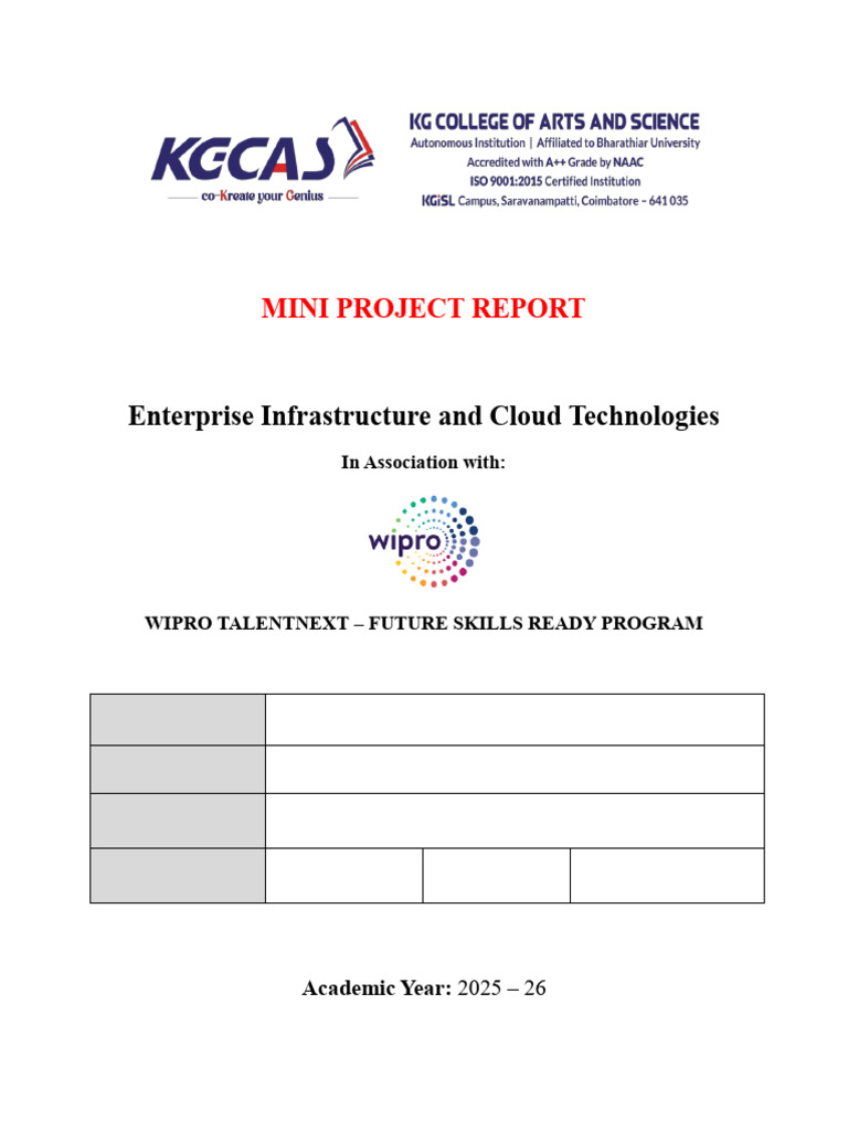 Final Report | PDF | Active Directory | Cloud Computing