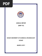 KUST Annual Report 2009-10