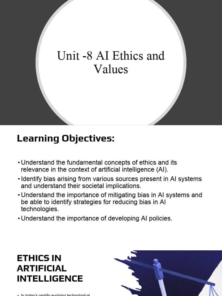 AI Ethics: Addressing Bias and Fairness | PDF | Artificial Intelligence ...