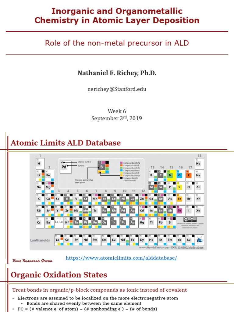 Lecture 6 Nathan Richey 2019 | PDF | Redox | Chemical Reactions