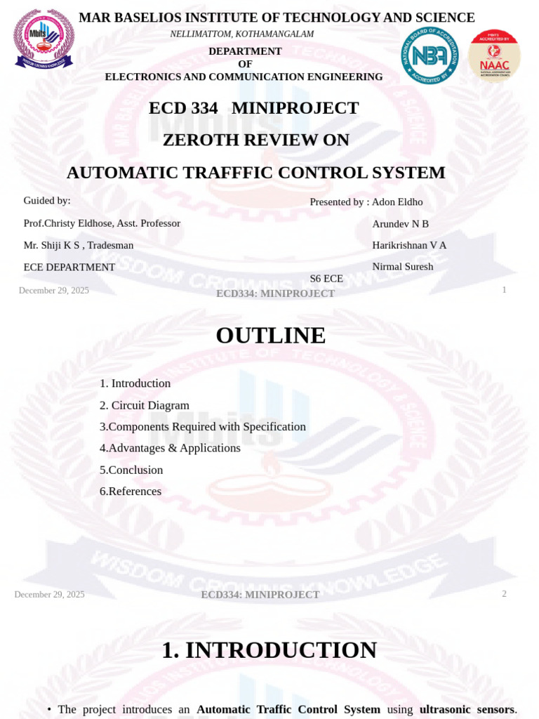 Traffic Light System 23 | PDF | Traffic | Traffic Light