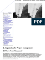 Project Management for Construction_ Organizing for Project Management