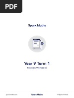 Year 9 Sparx Maths Revision Workbook | PDF | Speed | Triangle