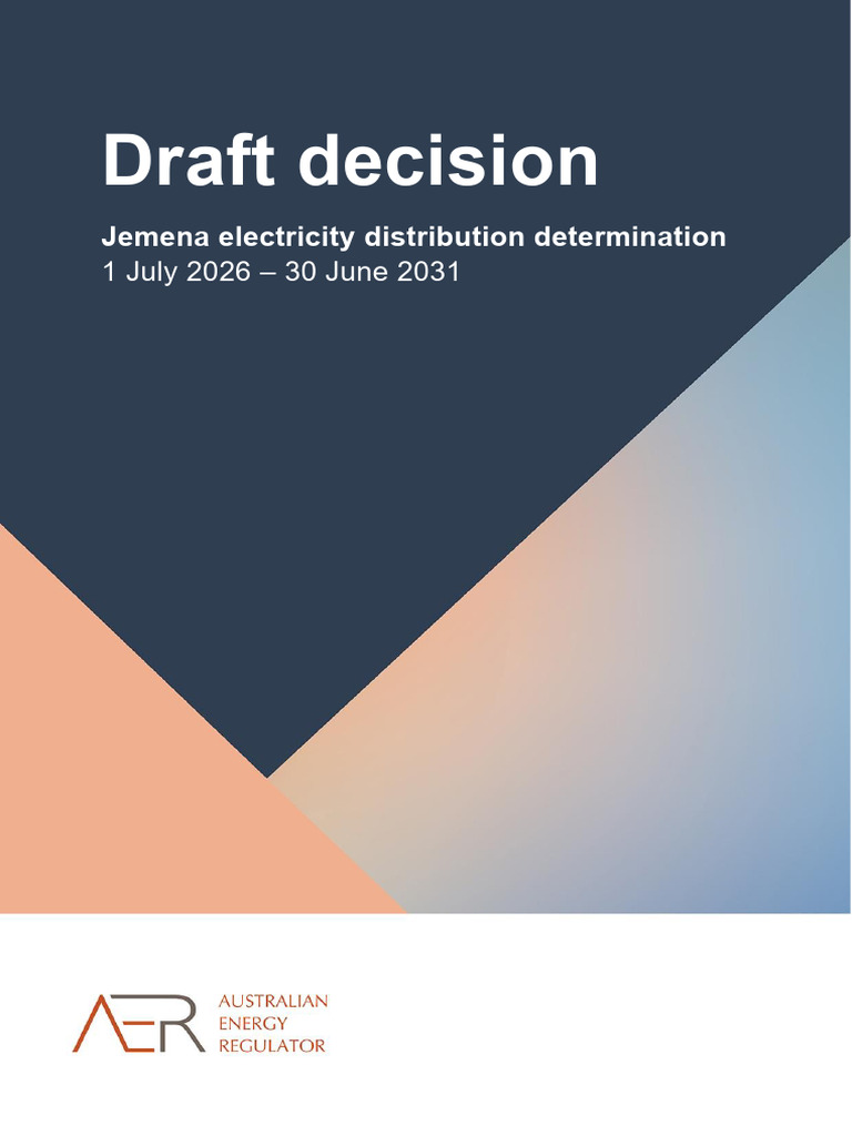 Jemena Electricity Distribution Draft Decision | PDF | Inflation ...