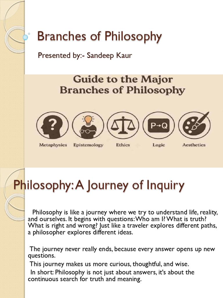 Branches of Philosophy 1 | PDF | Epistemology | Argument