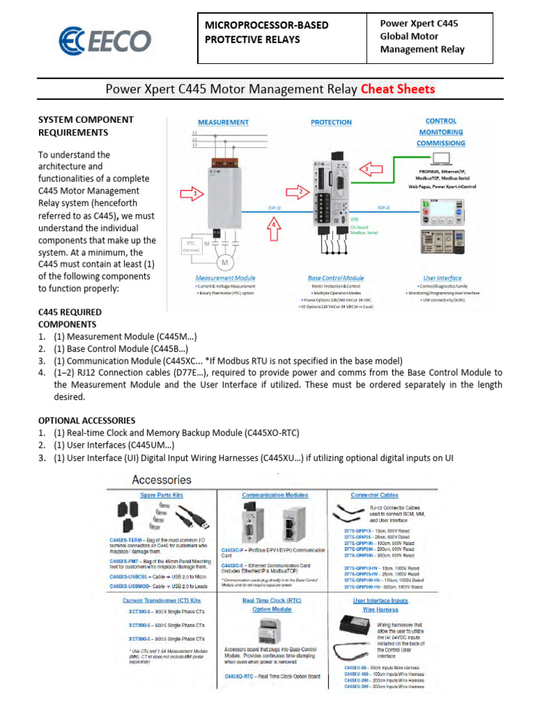 C445 Motor Management Relay Guide | PDF | Ip Address | Network Switch