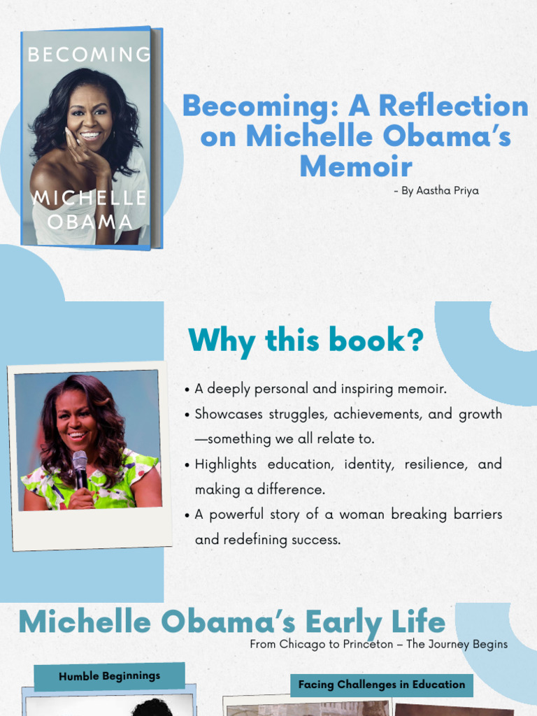 Michelle Obama's Inspiring Memoir Insights | PDF | Michelle Obama