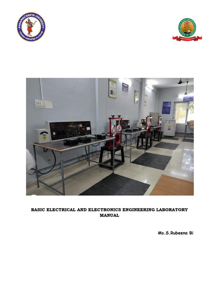 Basic Electrical Lab Manual for B.Tech | PDF | Rectifier | Diode