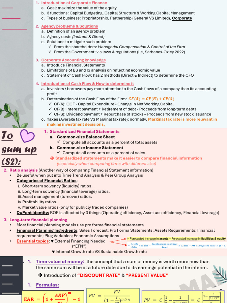 Corporate Finance Overview and Analysis | PDF | Capital Asset Pricing ...