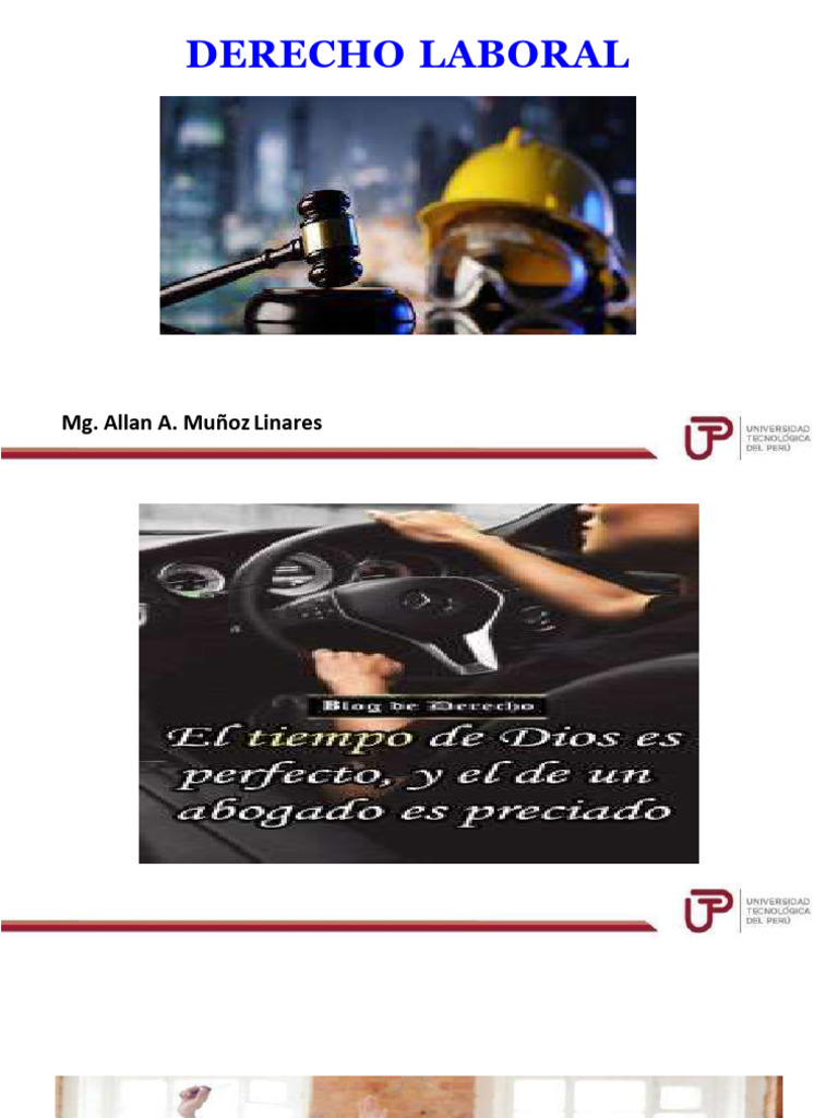 Derecho Laboral - 5ta Semana - Sesion 01 | PDF | Derecho laboral