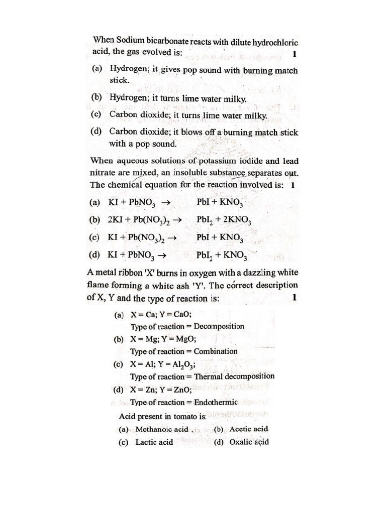 Science - Test | PDF