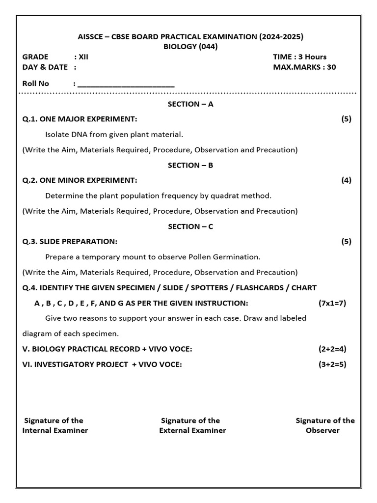 Aissce - 2025 | PDF