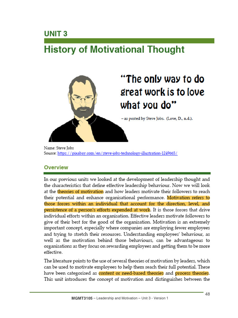 Motivation Theories for Effective Leadership | PDF | Motivational ...