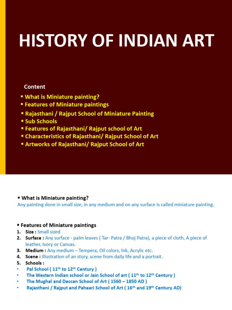 Rajasthani Rajput Miniature Painting Guide | PDF | Paintings | Rama