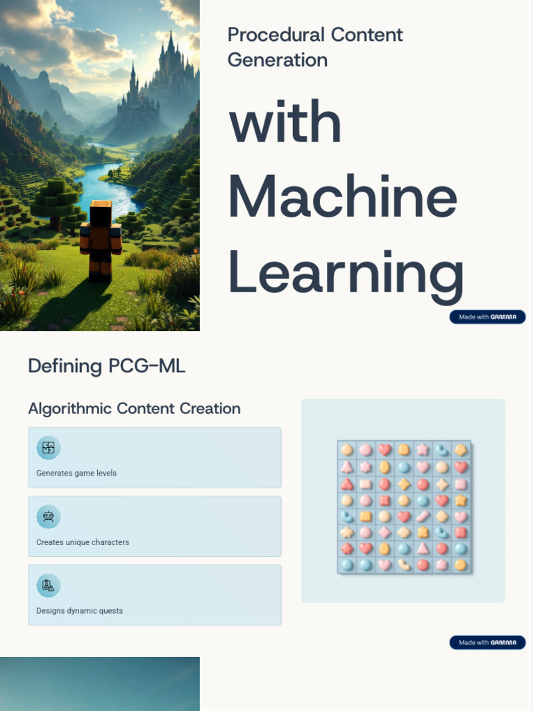 Machine Learning in Procedural Content Generation | PDF
