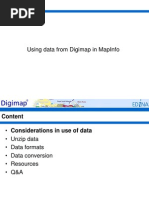 Using Data in MapInfo