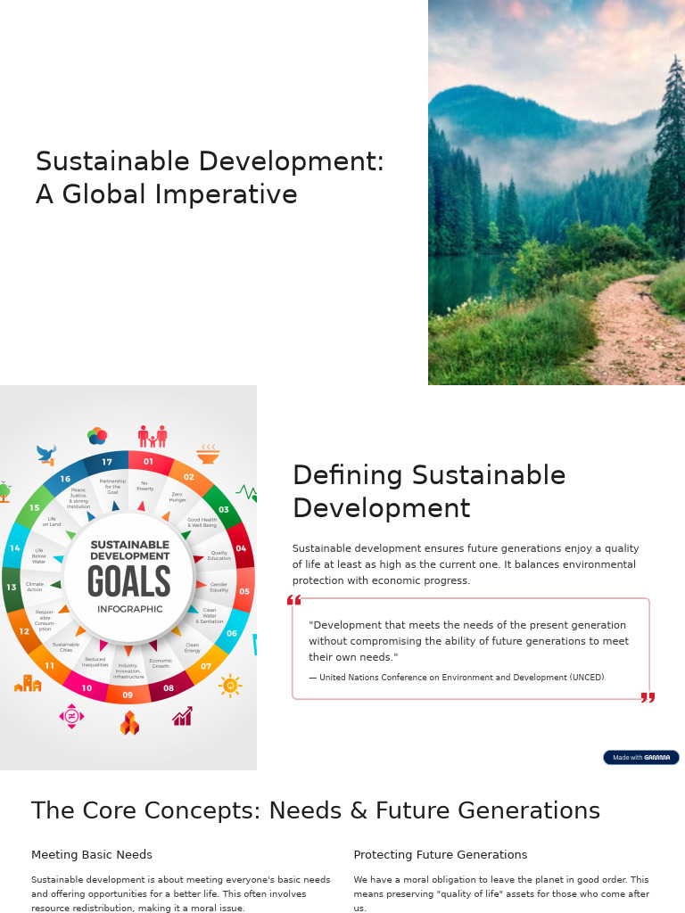 Sustainable Development Goals Explained | PDF | Sustainability ...