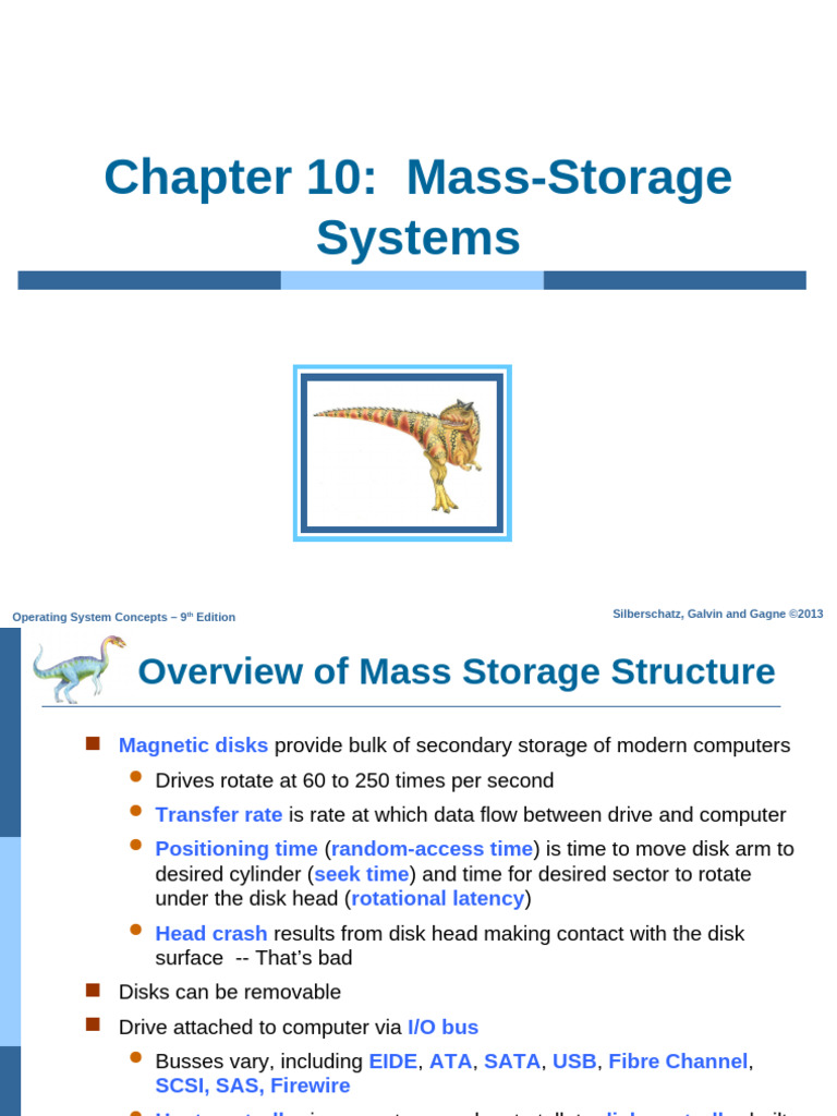 Mass Storage Systems Overview | PDF | Hard Disk Drive | Disk Storage