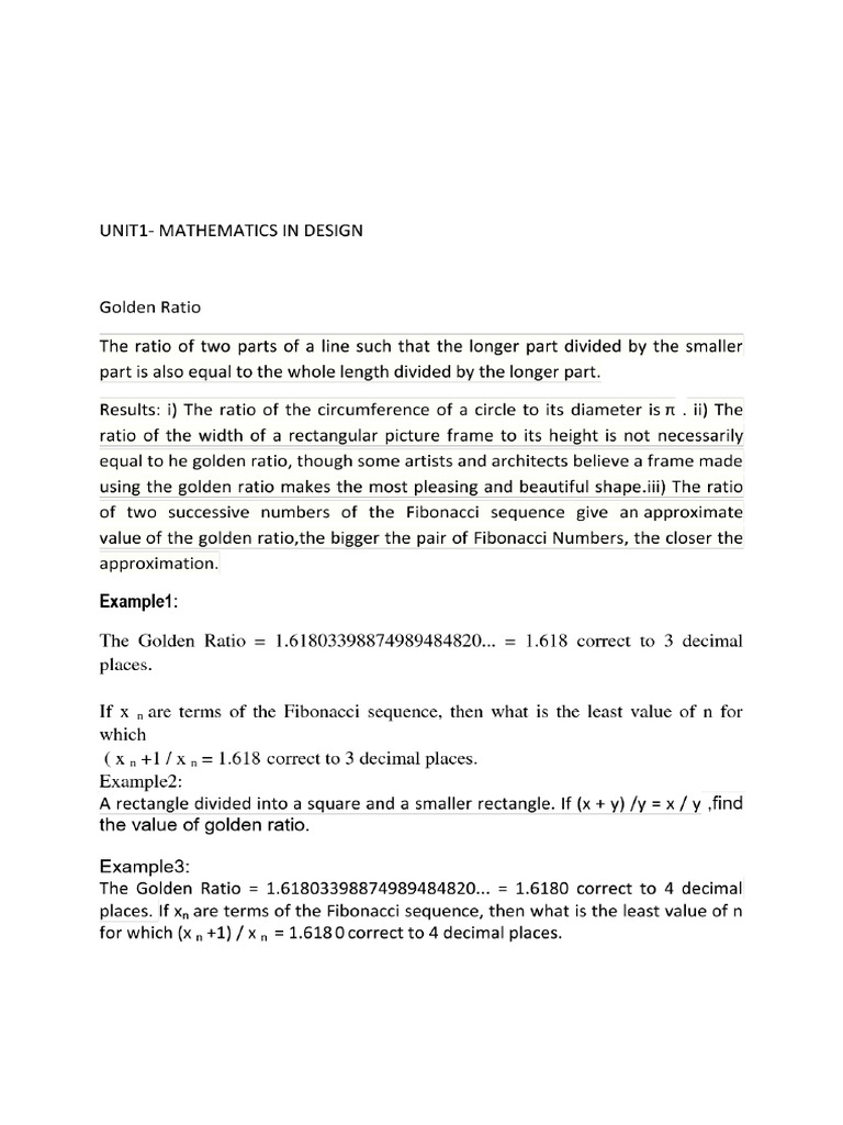 Math For Design Part One | PDF
