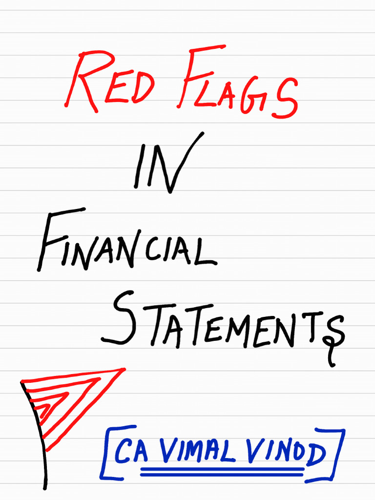 Red Flags in Financial Statements | PDF