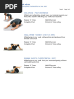 Sciatica Home Exercise Guide | PDF