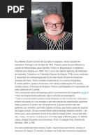 Ruy Alberto Duarte Gomes de Carvalho é angolano