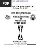 1983 ICBM Launch Officer Training Manual for Minuteman III CDB  (21M-LGM-30G)