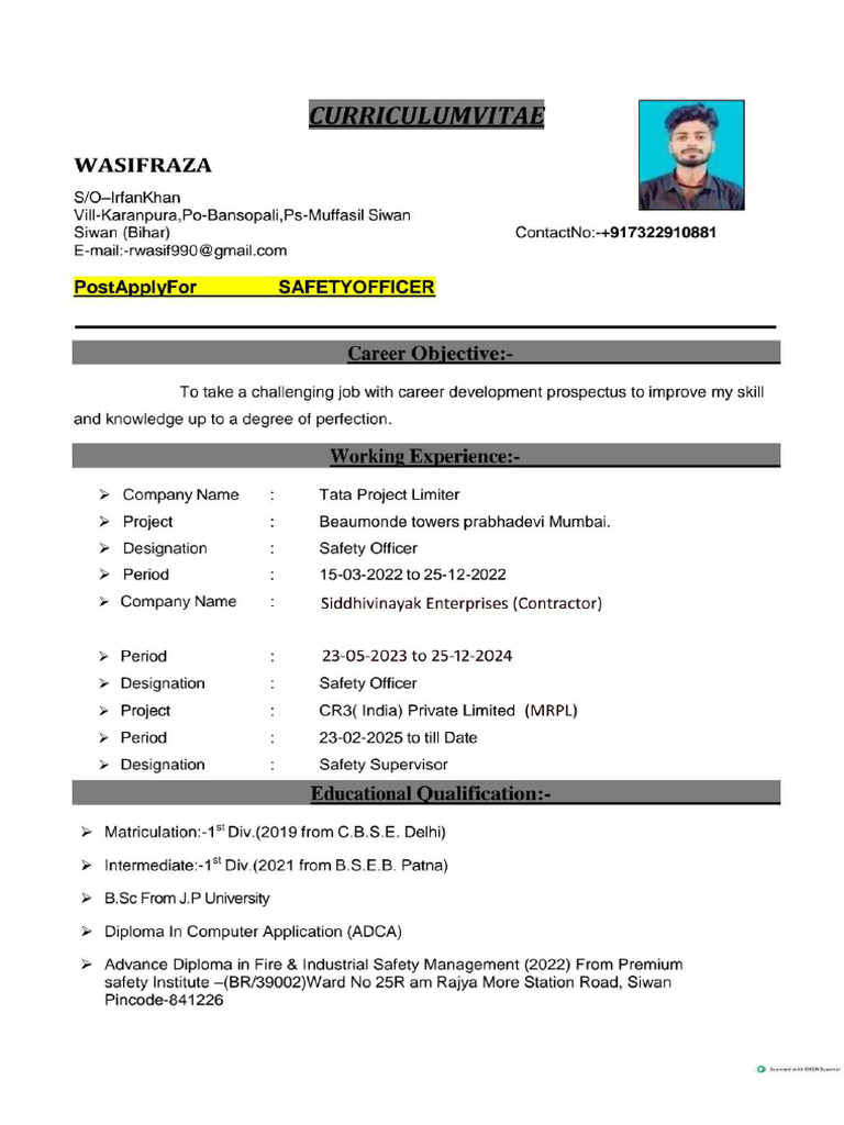 Wasif Raza 3 - Page 0001 | PDF