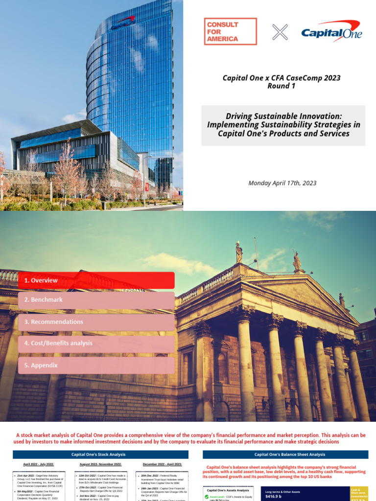 Capital One Sustainability Strategies 2023 | PDF | Investing | Equity ...