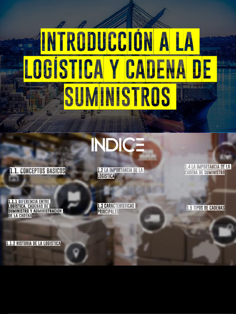 Introducción a Logística y Cadena de Suministro | PDF | Logística ...