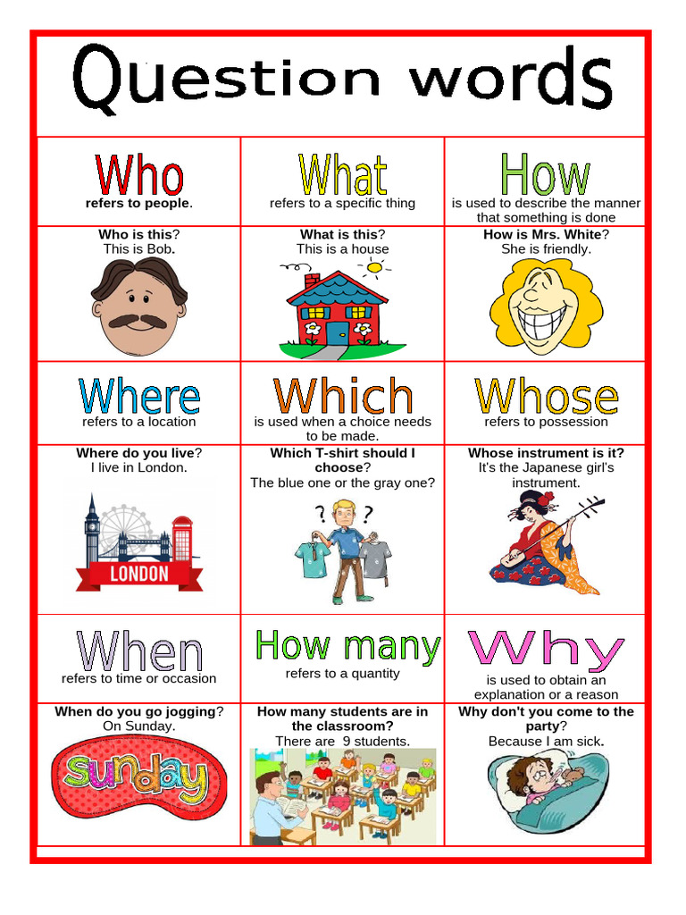 Understanding Pronouns and Questions | PDF
