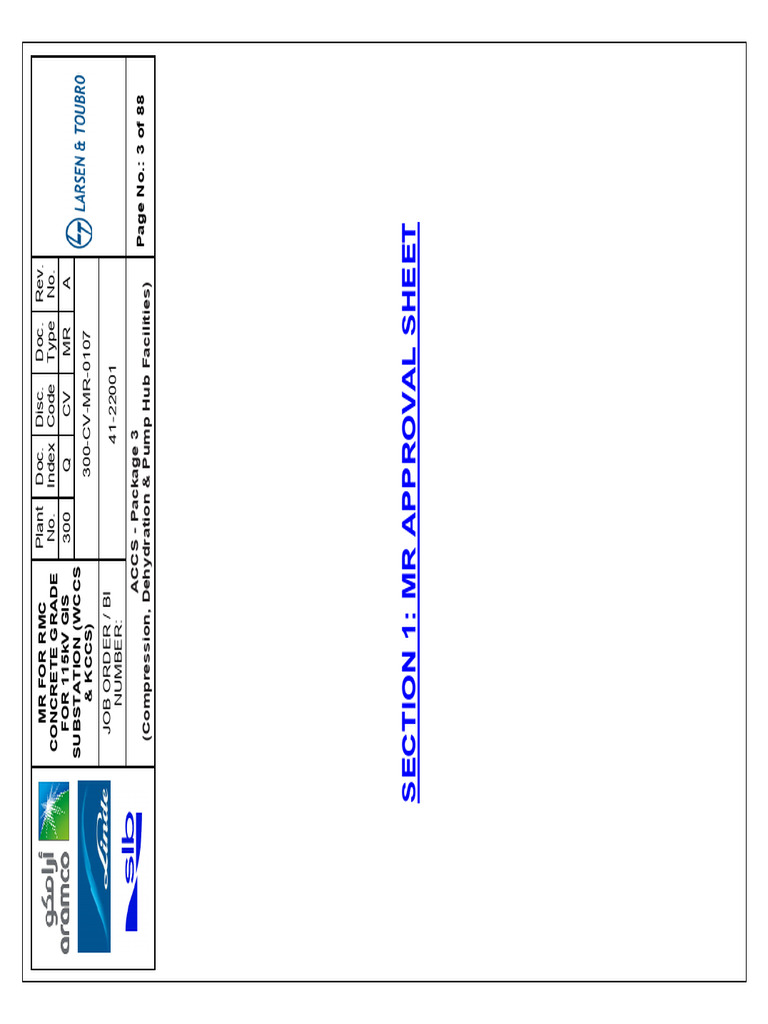 RMC Concrete Grade for 115kV GIS Substation | PDF | Building ...