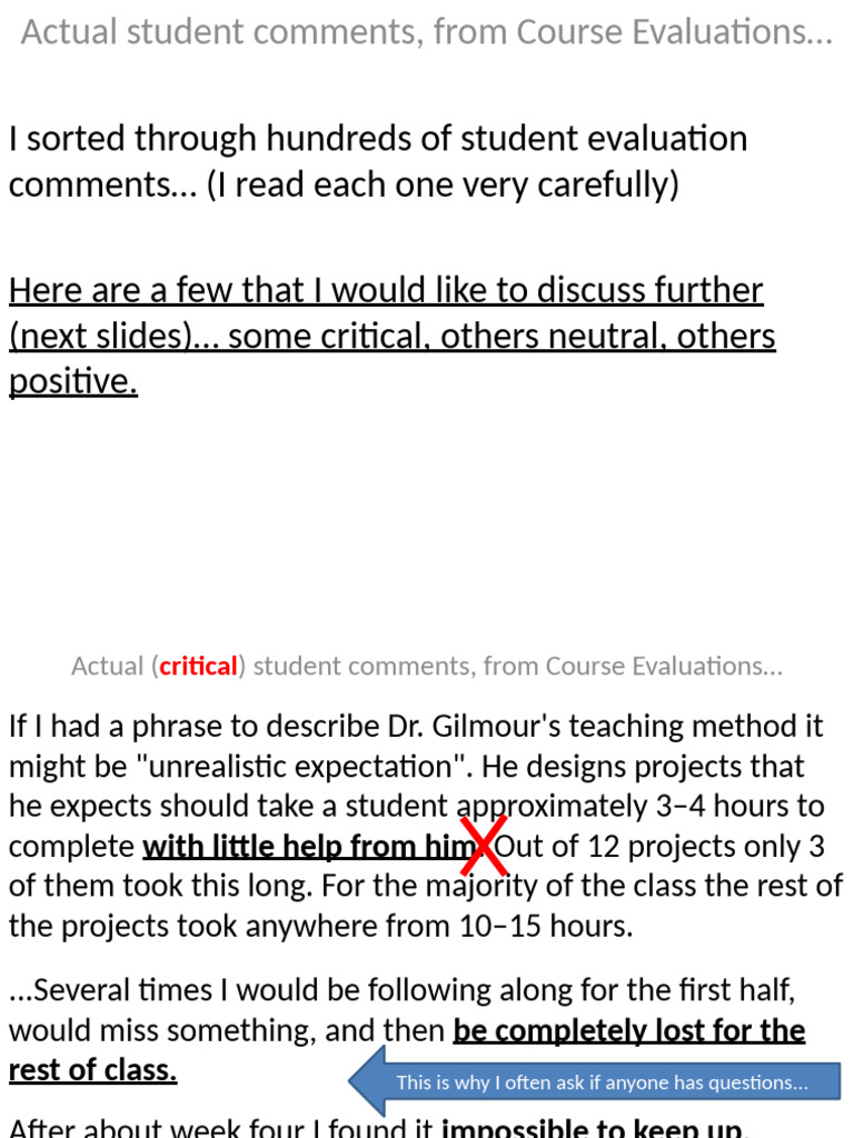 Student Feedback on Course Evaluations | PDF | Subtraction | Byte