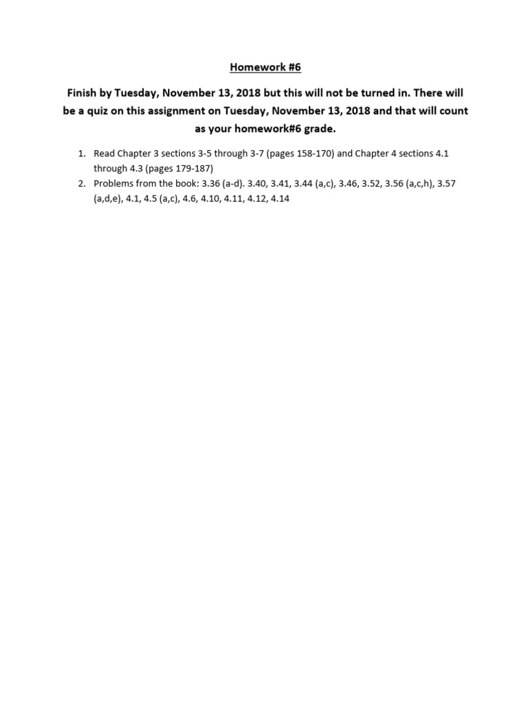 Homework 6 | PDF