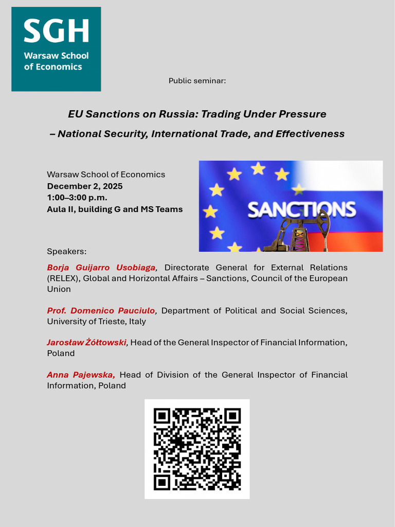 EU Sanctions on Russia Seminar 2025 | PDF