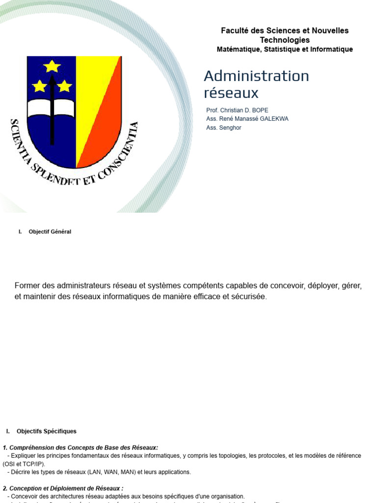 Formation en Administration Réseau | PDF | Protocoles Internet ...