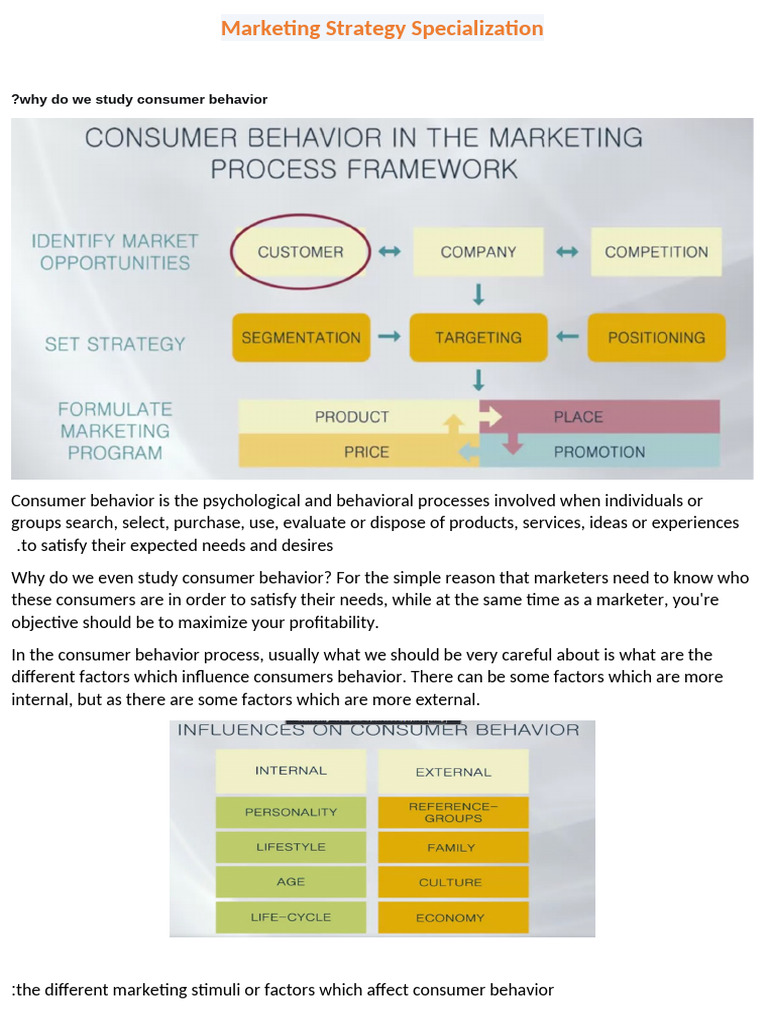 Understanding Consumer Behavior Factors | PDF | Behavior | Consumer ...