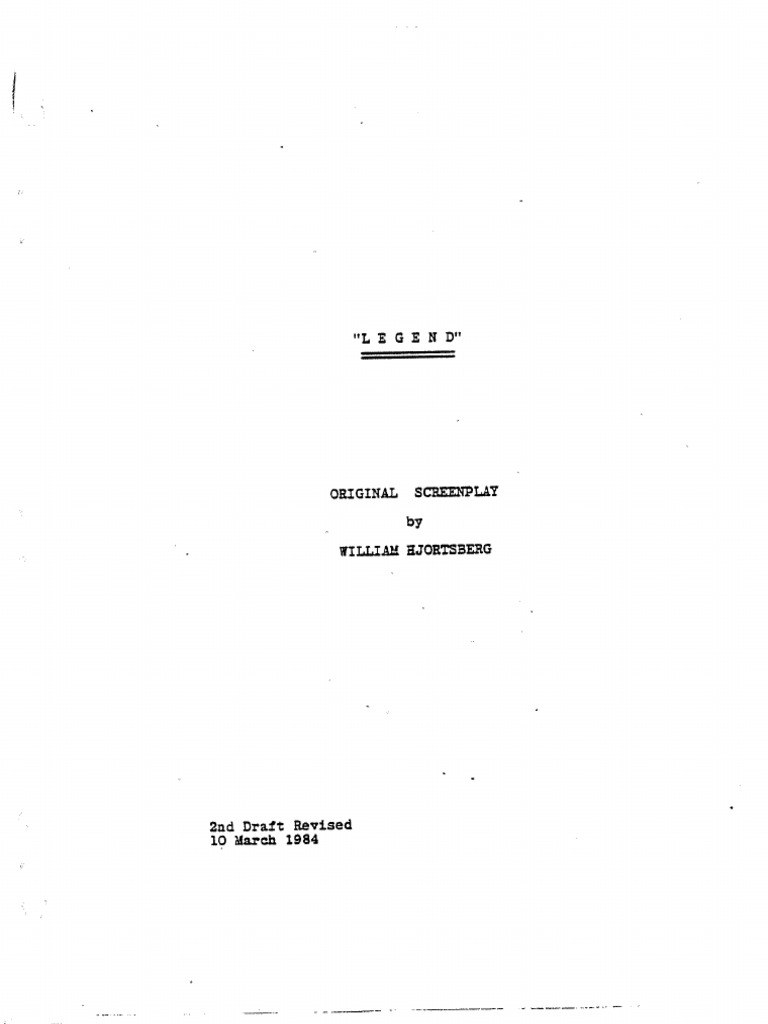 Legend (1984.03.10) | PDF