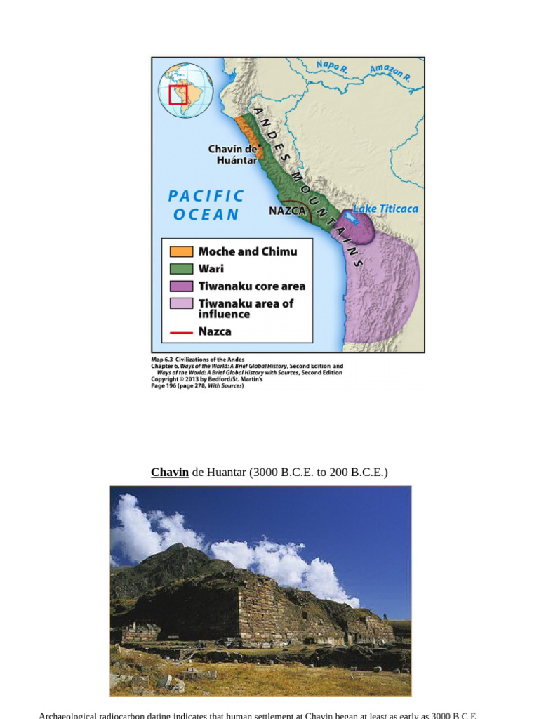 Chavin de Huantar: Ancient Andean Civilization | PDF