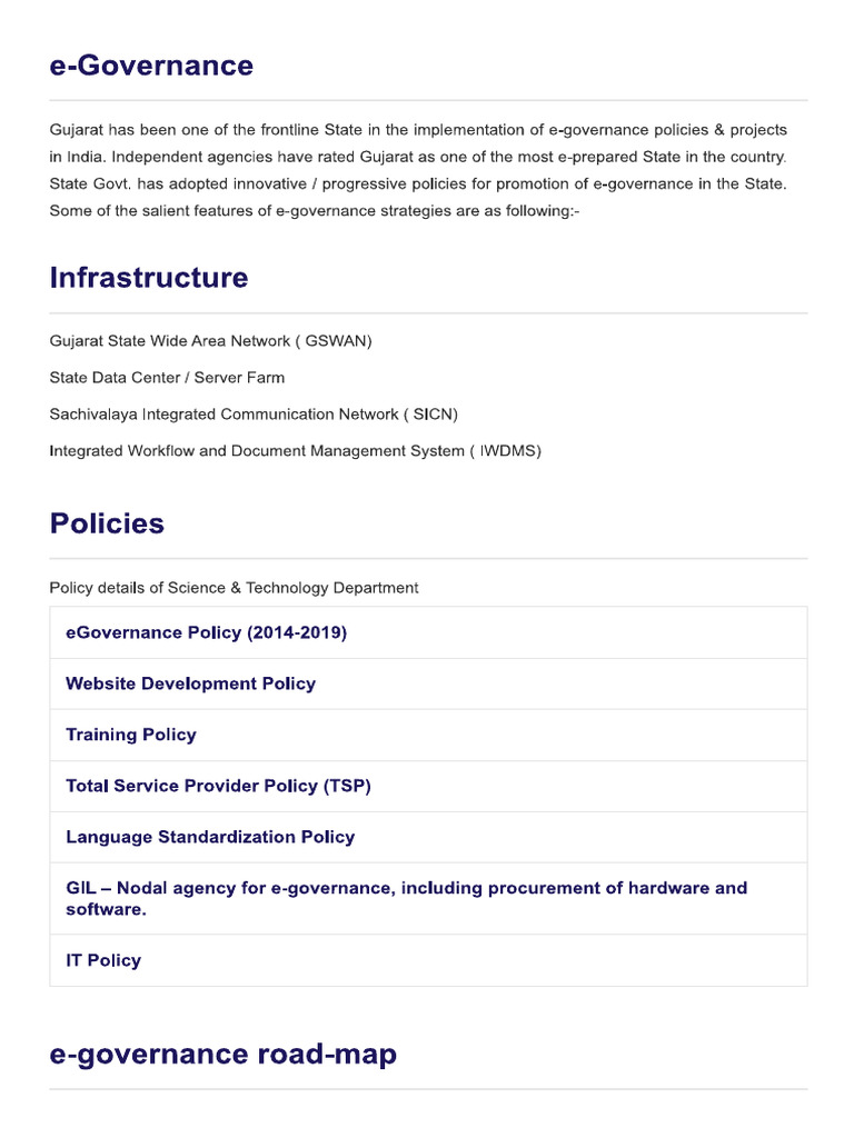 E Governance | PDF