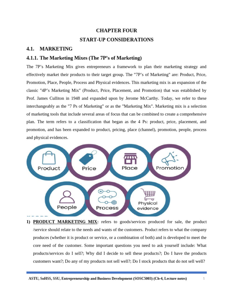 Marketing Mix Strategies for Start-Ups | PDF | Pricing | Marketing