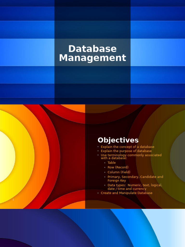 Database Management Fundamentals Guide | PDF | Relational Database ...