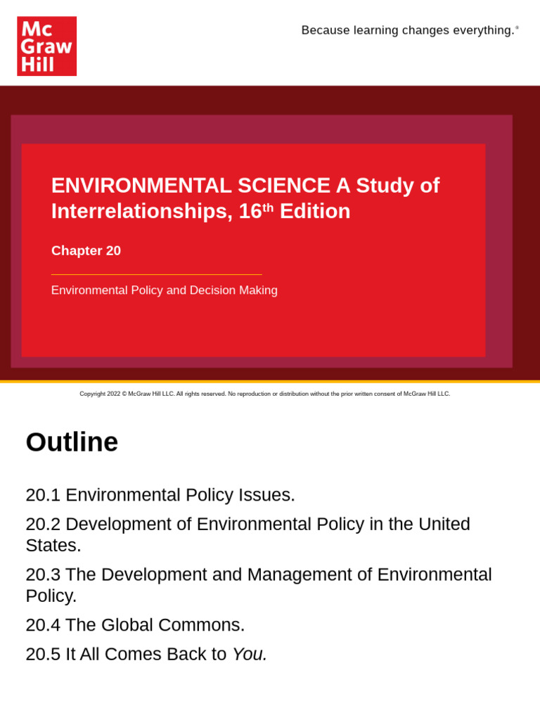 Environmental Policy and Decision Making | PDF | Sustainability ...