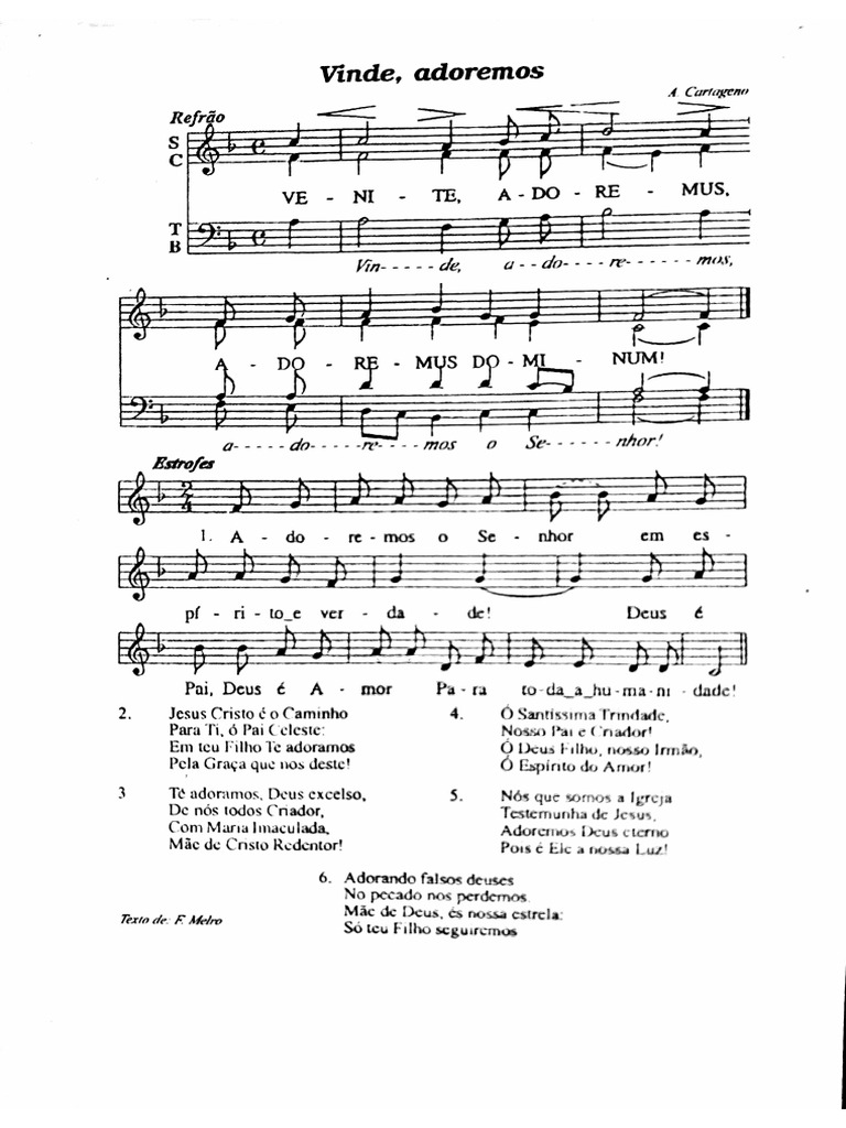 Vinde Adoremos | PDF