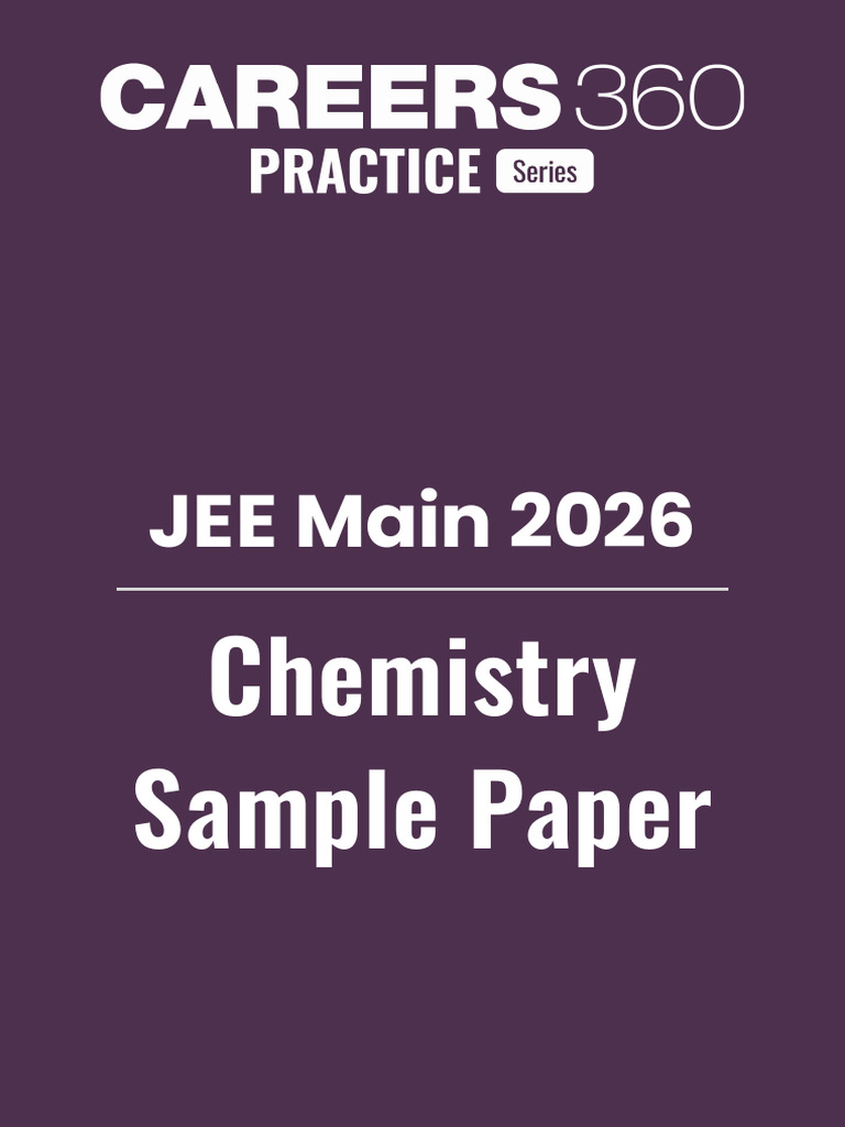 JEE Main 2026 - Chemistry Sample Paper | PDF | Redox | Solubility