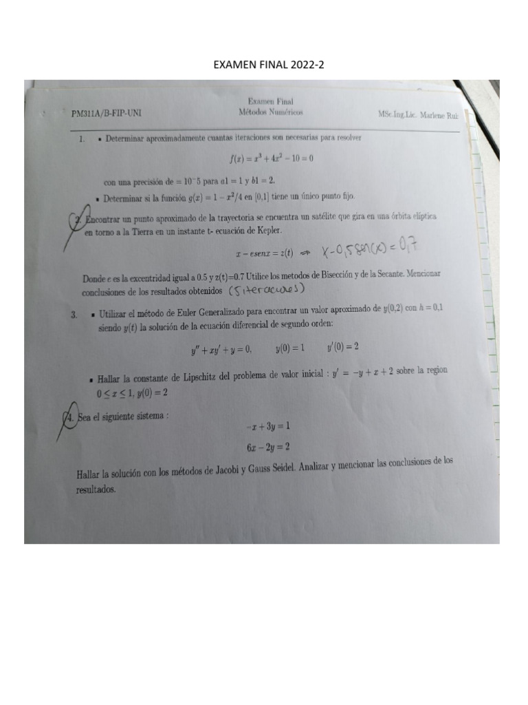 Examen Final 22-2 | PDF