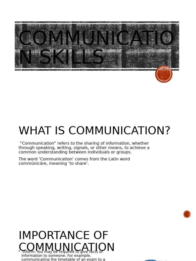 Essential Communication Skills Explained | PDF
